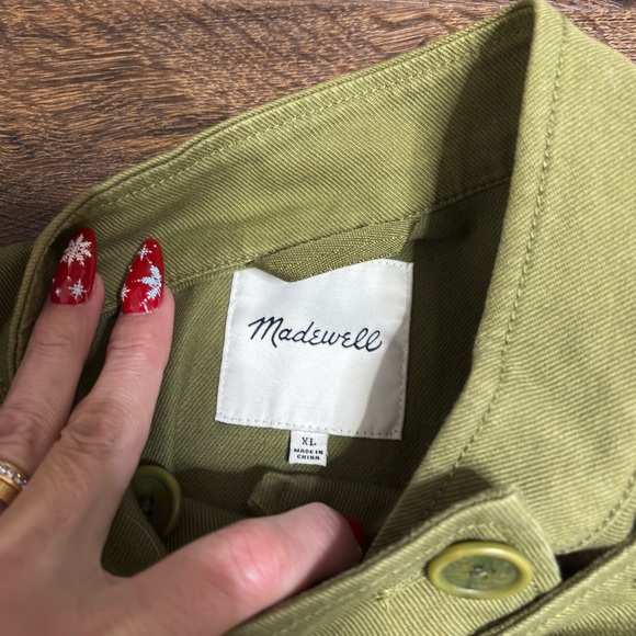 Madewell Utility Jacket in Olive xl - Picture 4 of 8